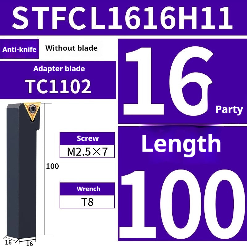 2020-CNC tool holder 91 degree cylindrical turning tool holder STFCR/L2020K16 screw lathe tool holder triangular insert Shandong Denso Pricision Tools Co.,Ltd.
